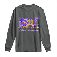 Purple Up Military Kids Long Sleeve Shirt Month Of Military Child Army