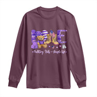 Purple Up Military Kids Long Sleeve Shirt Month Of Military Child Army