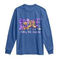 Purple Up Military Kids Long Sleeve Shirt Month Of Military Child Army