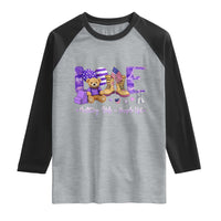 Purple Up Military Kids Raglan Shirt Month Of Military Child Army
