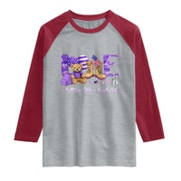 Purple Up Military Kids Raglan Shirt Month Of Military Child Army