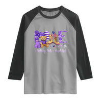 Purple Up Military Kids Raglan Shirt Month Of Military Child Army
