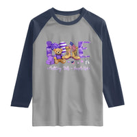 Purple Up Military Kids Raglan Shirt Month Of Military Child Army