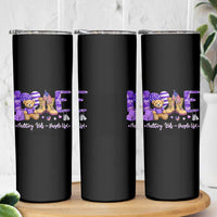 Purple Up Military Kids Skinny Tumbler Month Of Military Child Army
