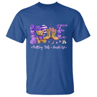Purple Up Military Kids T Shirt Month Of Military Child Army