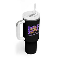 Purple Up Military Kids Tumbler With Handle Month Of Military Child Army