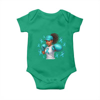 Black Women Fight Sexual Assault Awareness Baby Onesie African American Teal Ribbon Support