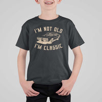 Funny Car Graphic T Shirt For Kid Vintage I'm Not Old I'm Classic