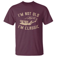 Funny Car Graphic T Shirt Vintage I'm Not Old I'm Classic