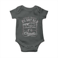 Funny Classic Car Guy Baby Onesie Vintage I'm Not Old I'm Classic