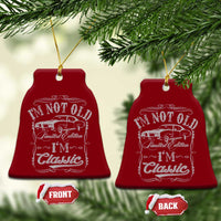 Funny Classic Car Guy Ceramic Ornament Vintage I'm Not Old I'm Classic