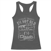 Funny Classic Car Guy Racerback Tank Top Vintage I'm Not Old I'm Classic