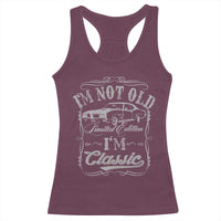 Funny Classic Car Guy Racerback Tank Top Vintage I'm Not Old I'm Classic