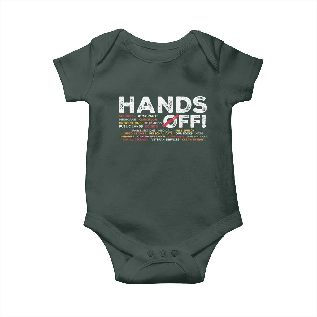 Hands Off Baby Onesie Social Security And Medicare Protest