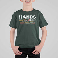 Hands Off T Shirt For Kid Social Security And Medicare Protest