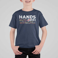 Hands Off T Shirt For Kid Social Security And Medicare Protest