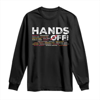 Hands Off Long Sleeve Shirt Social Security And Medicare Protest