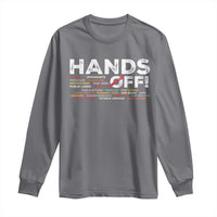 Hands Off Long Sleeve Shirt Social Security And Medicare Protest