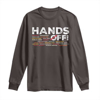 Hands Off Long Sleeve Shirt Social Security And Medicare Protest