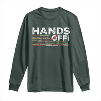 Hands Off Long Sleeve Shirt Social Security And Medicare Protest
