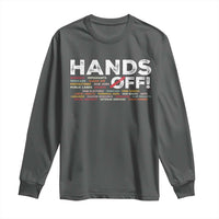 Hands Off Long Sleeve Shirt Social Security And Medicare Protest