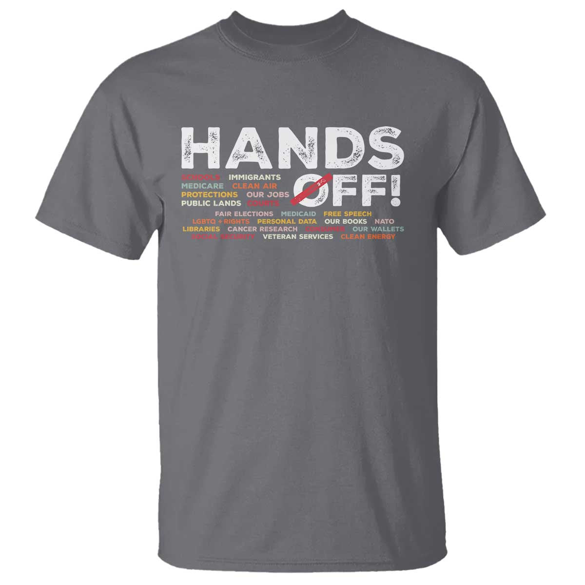 Hands Off T Shirt Social Security And Medicare Protest