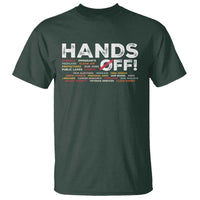 Hands Off T Shirt Social Security And Medicare Protest