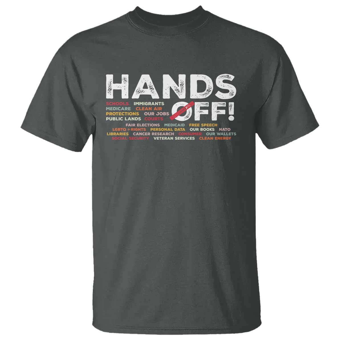 Hands Off T Shirt Social Security And Medicare Protest