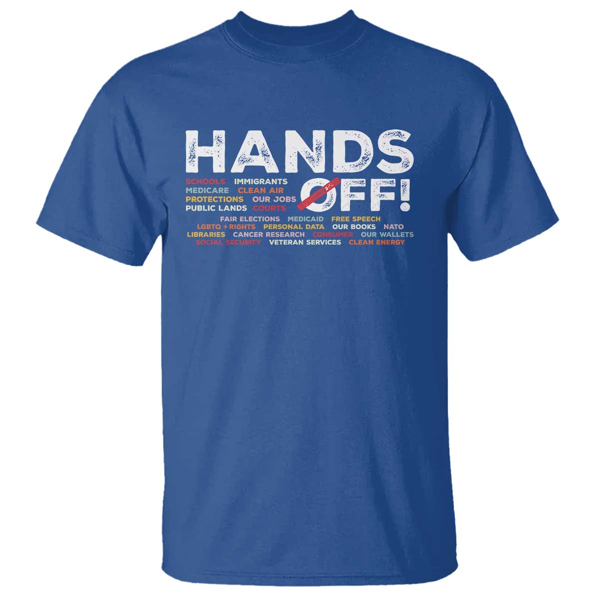 Hands Off T Shirt Social Security And Medicare Protest