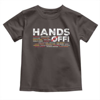Hands Off Toddler T Shirt Social Security And Medicare Protest