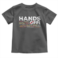 Hands Off Toddler T Shirt Social Security And Medicare Protest