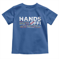 Hands Off Toddler T Shirt Social Security And Medicare Protest