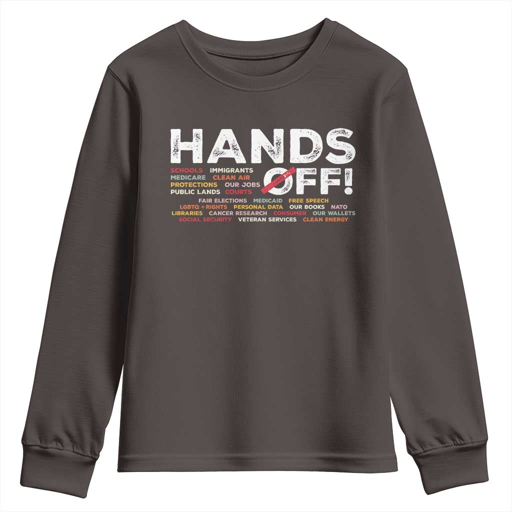Hands Off Youth Sweatshirt Social Security And Medicare Protest
