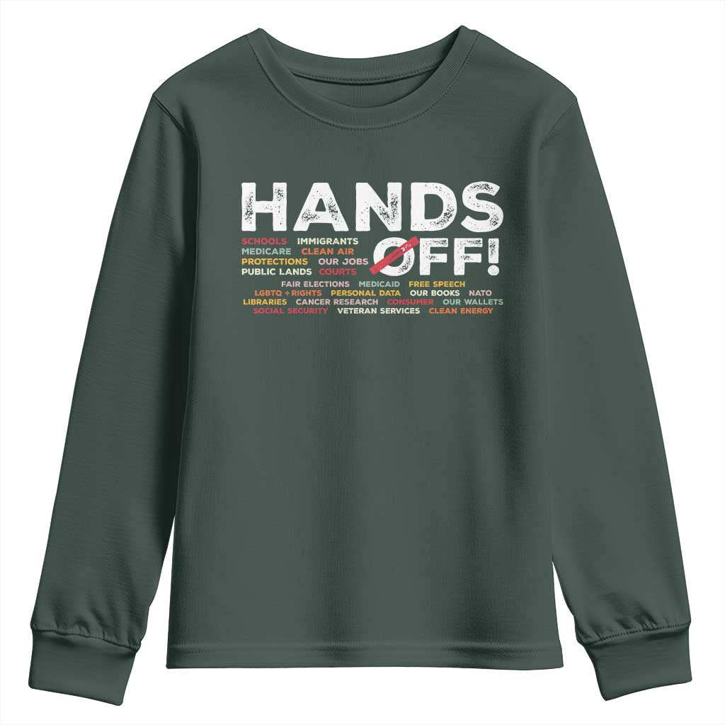Hands Off Youth Sweatshirt Social Security And Medicare Protest