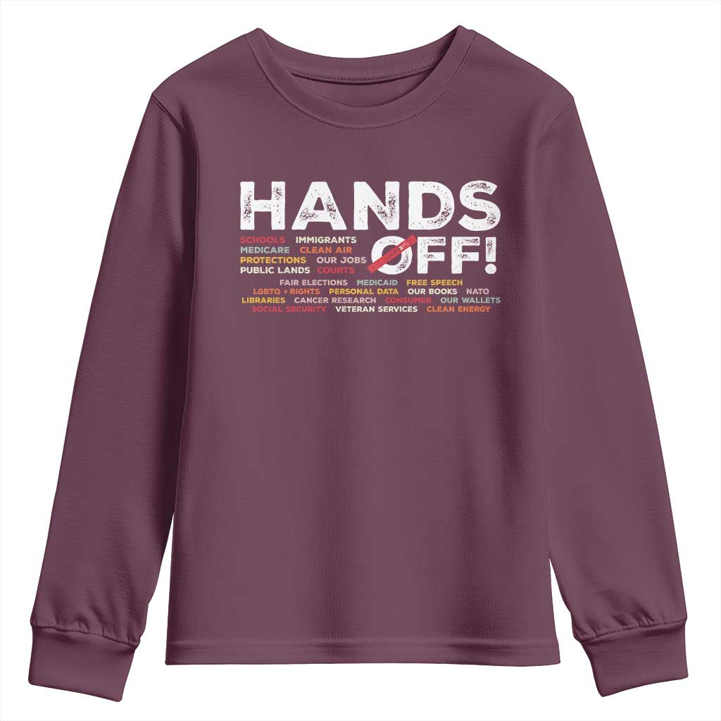 Hands Off Youth Sweatshirt Social Security And Medicare Protest