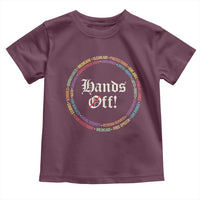 Hands Off Toddler T Shirt Human Rights Social Security And Medicare Protest