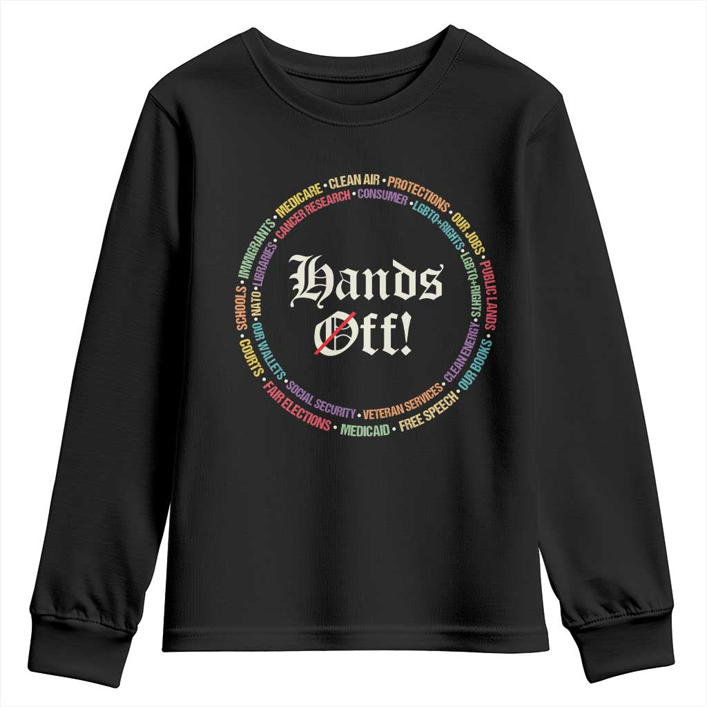 Hands Off Youth Sweatshirt Human Rights Social Security And Medicare Protest