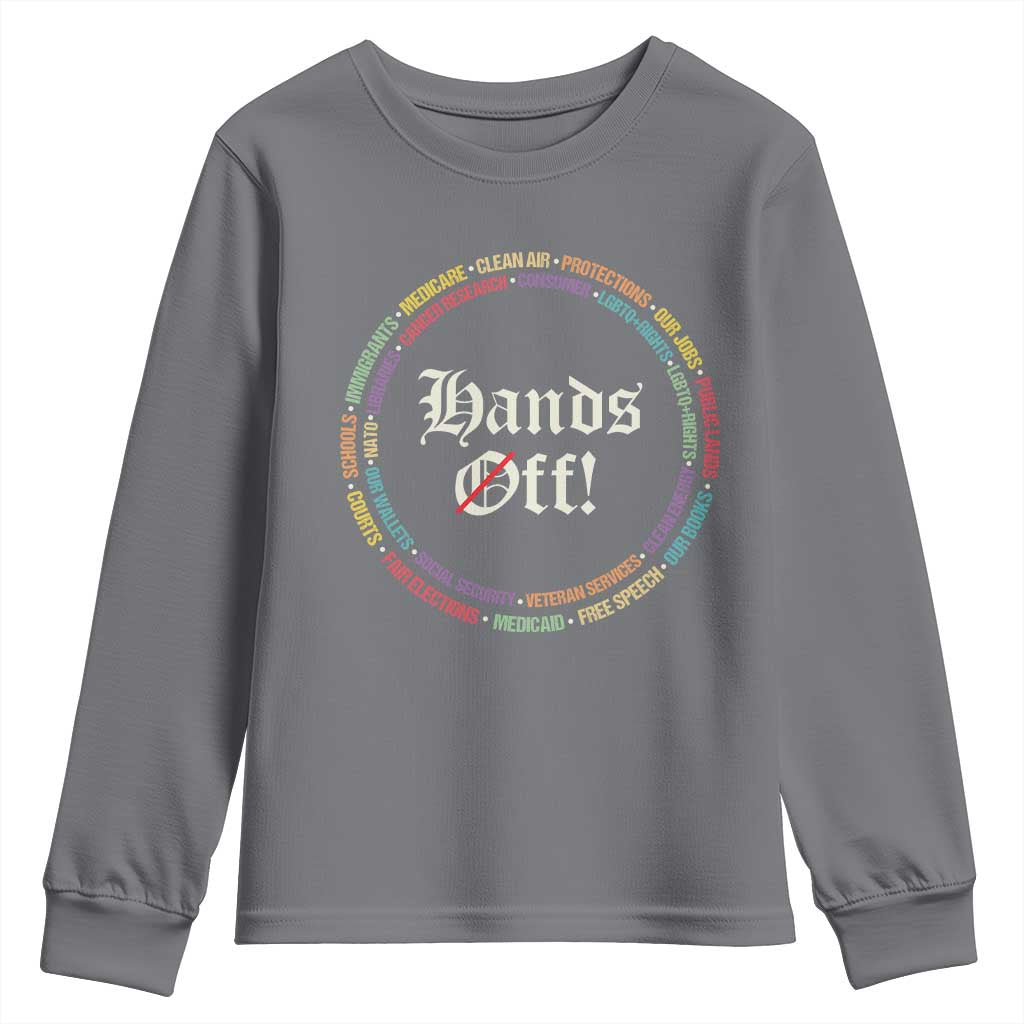 Hands Off Youth Sweatshirt Human Rights Social Security And Medicare Protest