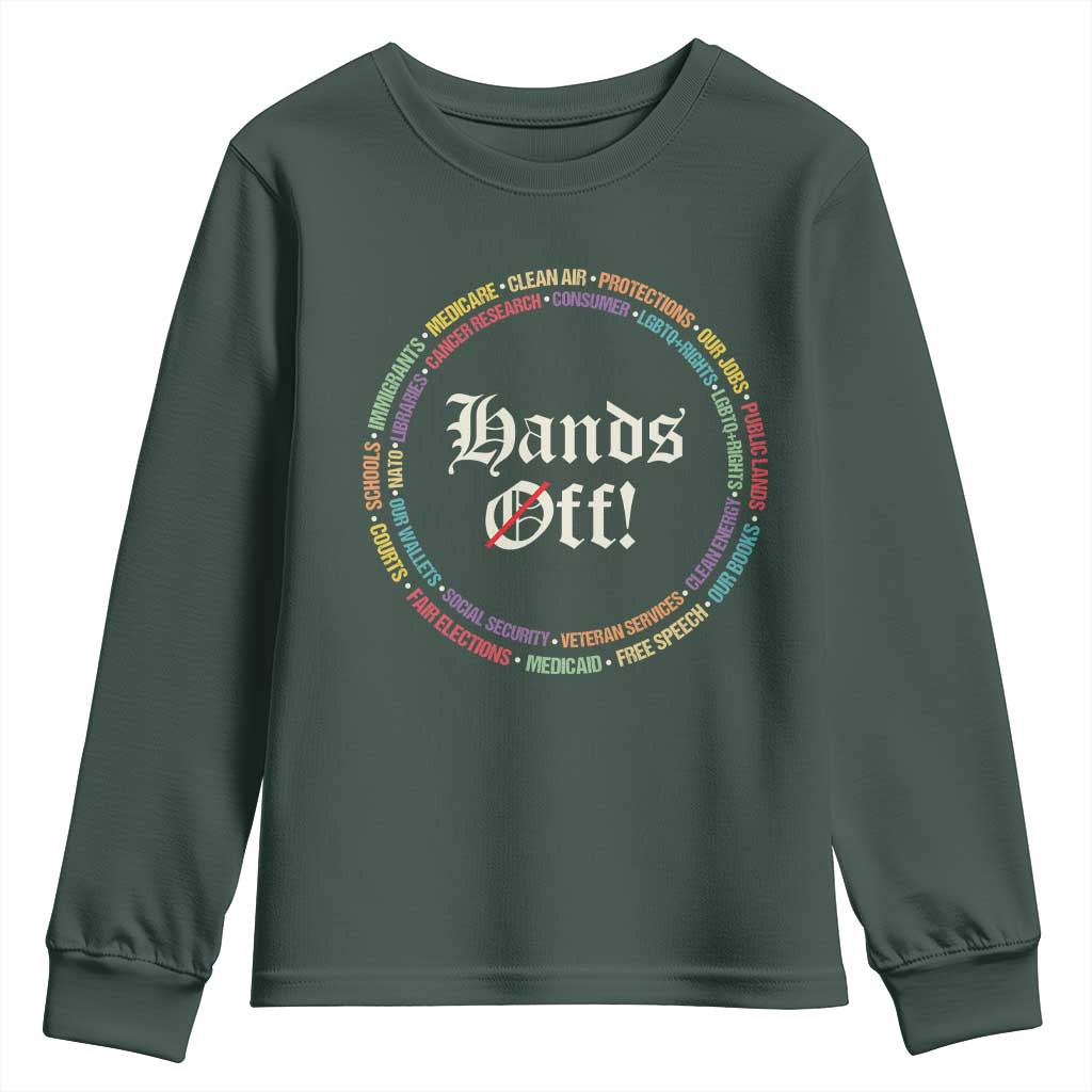 Hands Off Youth Sweatshirt Human Rights Social Security And Medicare Protest