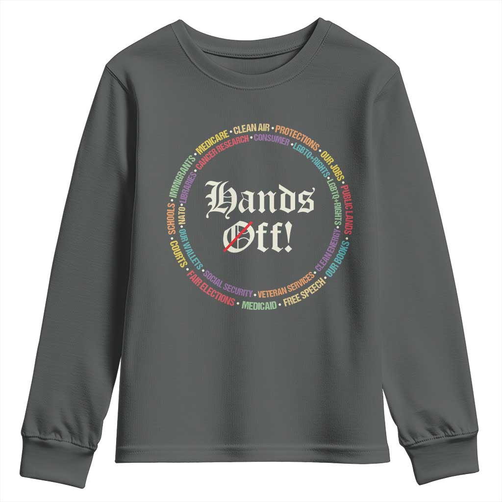 Hands Off Youth Sweatshirt Human Rights Social Security And Medicare Protest
