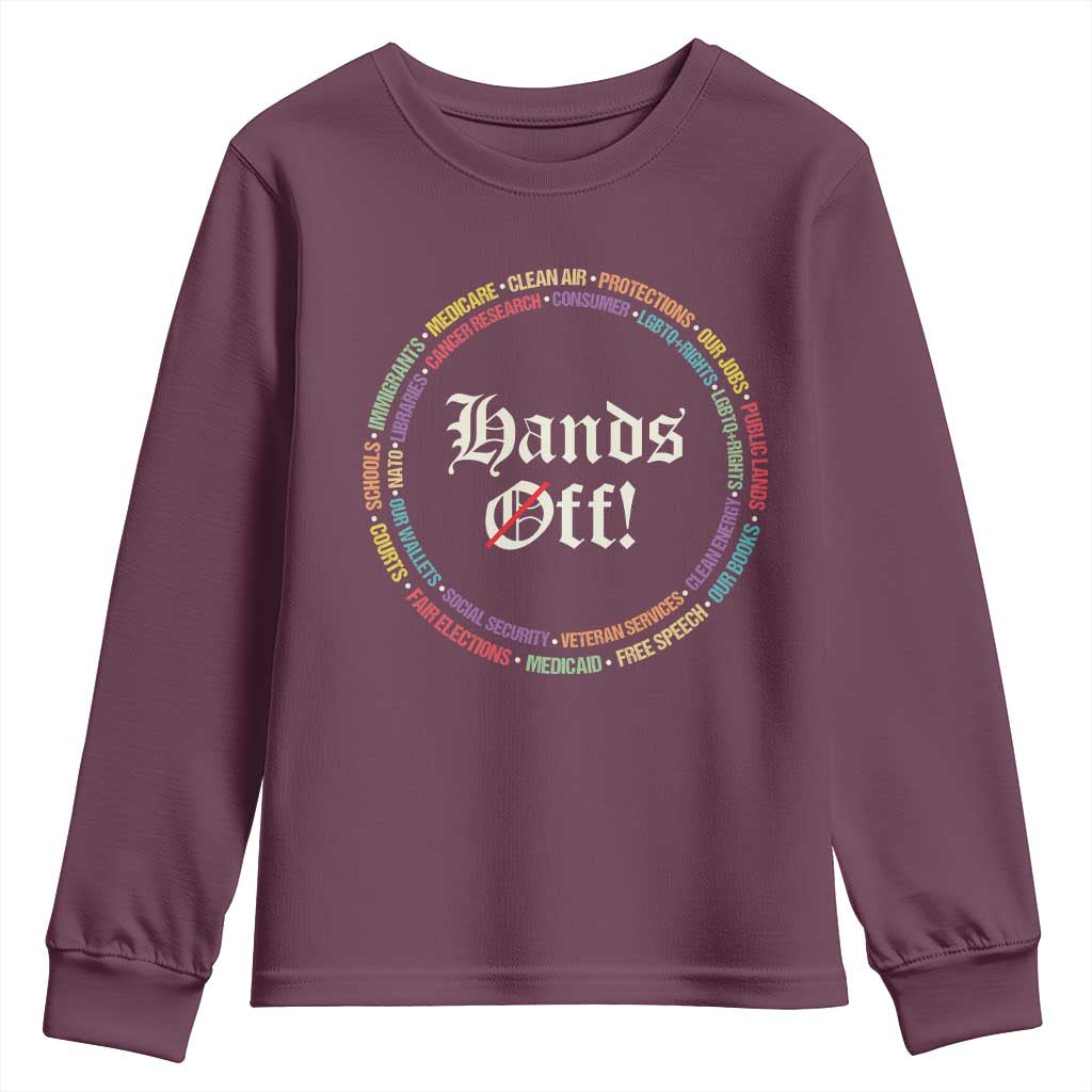 Hands Off Youth Sweatshirt Human Rights Social Security And Medicare Protest