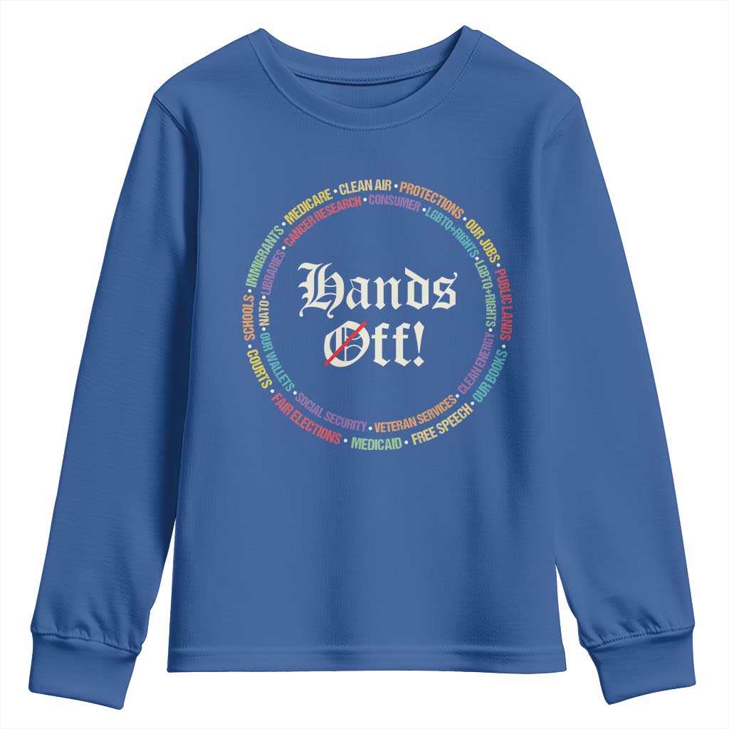 Hands Off Youth Sweatshirt Human Rights Social Security And Medicare Protest