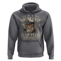 Motor Boat Captain Hoodie Funny Pontoon Boating Motor Boatin Lake