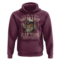 Motor Boat Captain Hoodie Funny Pontoon Boating Motor Boatin Lake