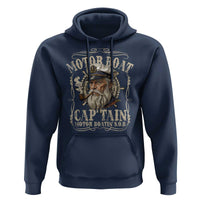 Motor Boat Captain Hoodie Funny Pontoon Boating Motor Boatin Lake