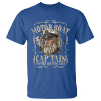 Motor Boat Captain T Shirt Funny Pontoon Boating Motor Boatin Lake