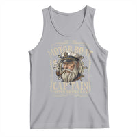 Motor Boat Captain Tank Top Funny Pontoon Boating Motor Boatin Lake