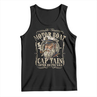 Motor Boat Captain Tank Top Funny Pontoon Boating Motor Boatin Lake