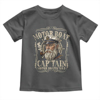 Motor Boat Captain Toddler T Shirt Funny Pontoon Boating Motor Boatin Lake