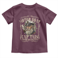 Motor Boat Captain Toddler T Shirt Funny Pontoon Boating Motor Boatin Lake